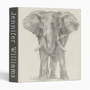 Elephant Sketch Binder