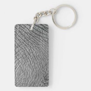 Elephant skin keychain