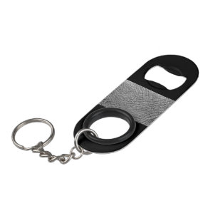 Elephant skin keychain bottle opener