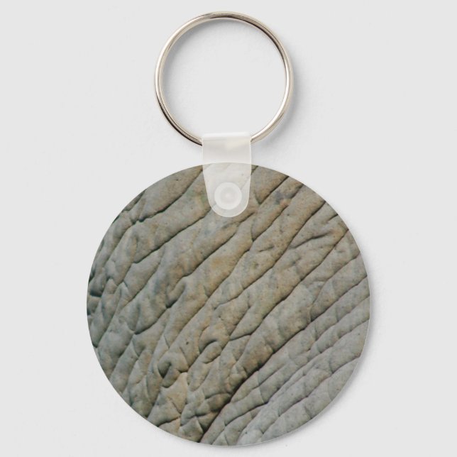 Elephant Skin Personalized With Your Name Keychain (Front)