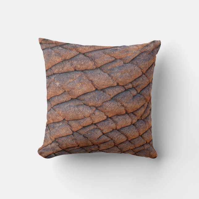 Elephant Skin Throw Pillow (Front)