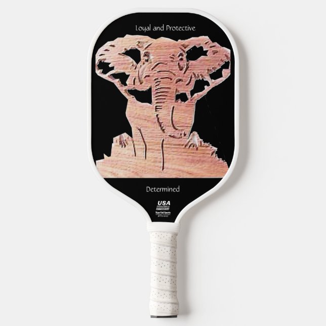 "Elephant Smart" Pickleball Paddle (Front)