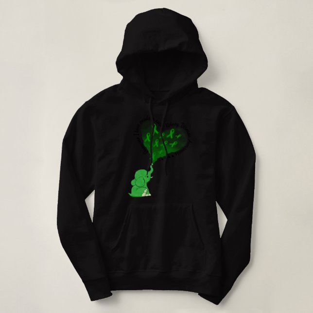 Elephant Someone I Love Needs Cure Kidney Disease  Hoodie (Design Front)