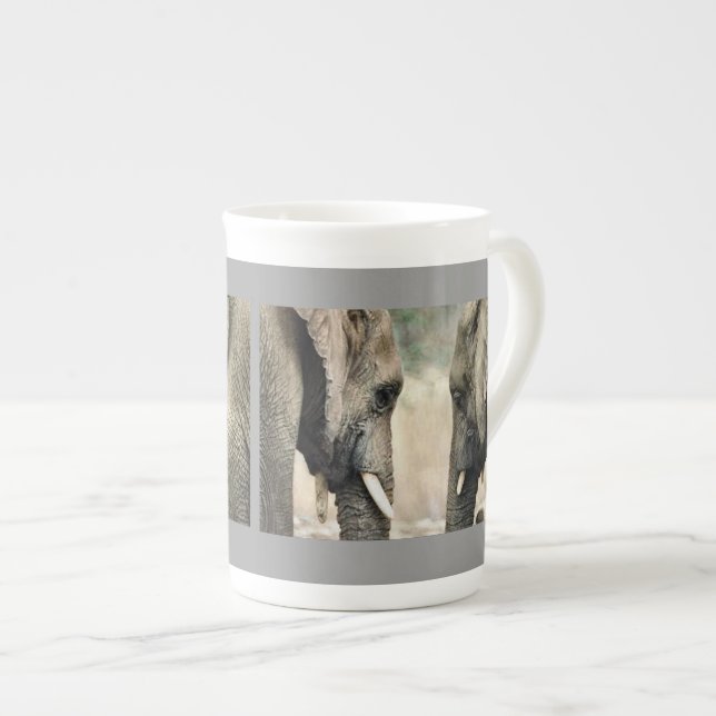Elephant Soulmates Bone China Mug (Front Right)