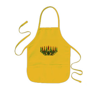 Elephant Star Menorah Apron