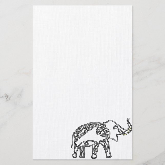 Elephant Stationery (Front)