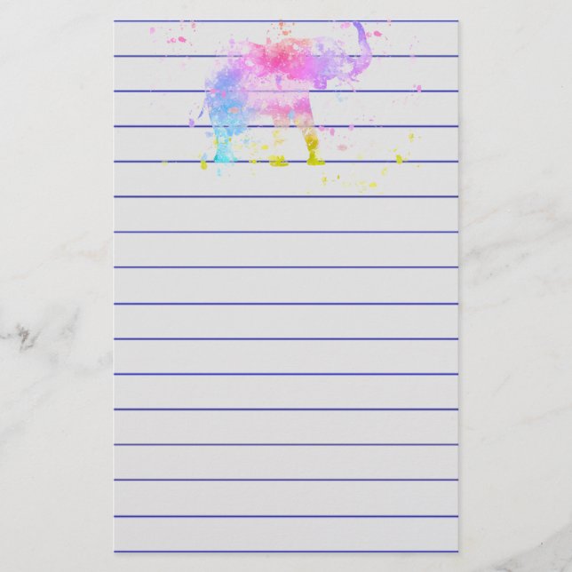 Elephant Stationery (Front)