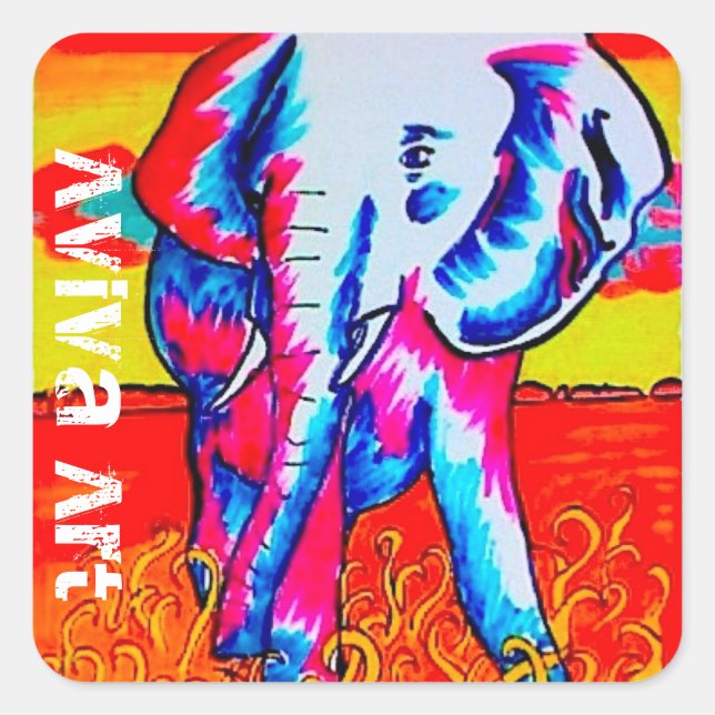 Elephant Sticker (Front)