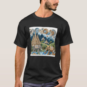Elephant Sticker  T-Shirt