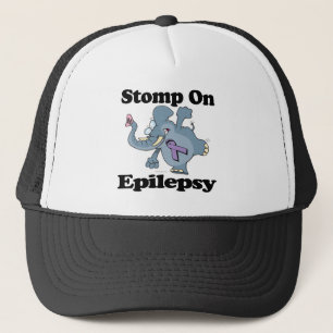 Elephant Stomp On Epilepsy Trucker Hat