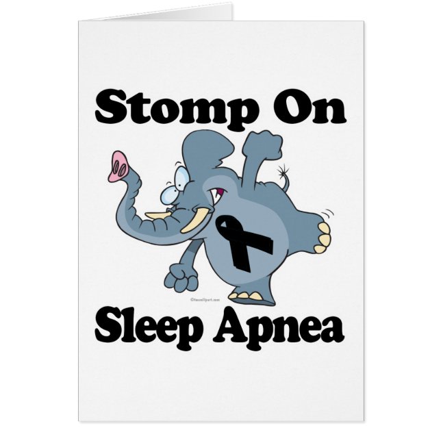 Elephant Stomp On Sleep Apnea (Front)
