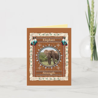Elephant Strength Energy Card