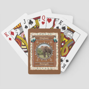 Elephant Strength Energy Playing Cards