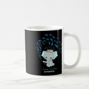 Elephant Suicide Prevention Warrior Awareness Gift Coffee Mug