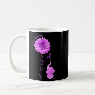Elephant Sunflower Faith Hope Fight Love Overdose Coffee Mug