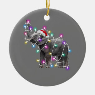 Elephant Sunflower Gifts for Girls Boys Ceramic Ornament