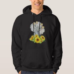 Elephant Sunflower Gifts Hoodie