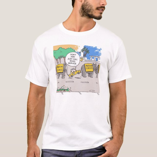 Elephant Taxi Line shirt (Front)