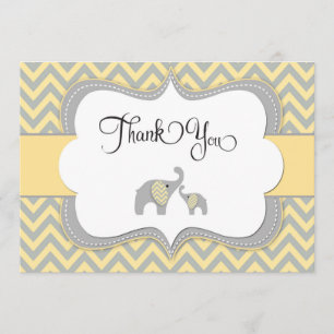 Elephant Thank You Card