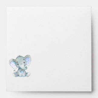 elephant thank you card or invitation evelope envelope