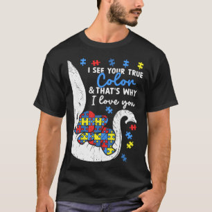 Elephant That s Why I Love You Autism Awareness Mo T-Shirt