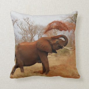 Elephant Throw Pillow