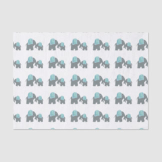 Elephant tissue paper, Mommy and Baby Elephant Paper