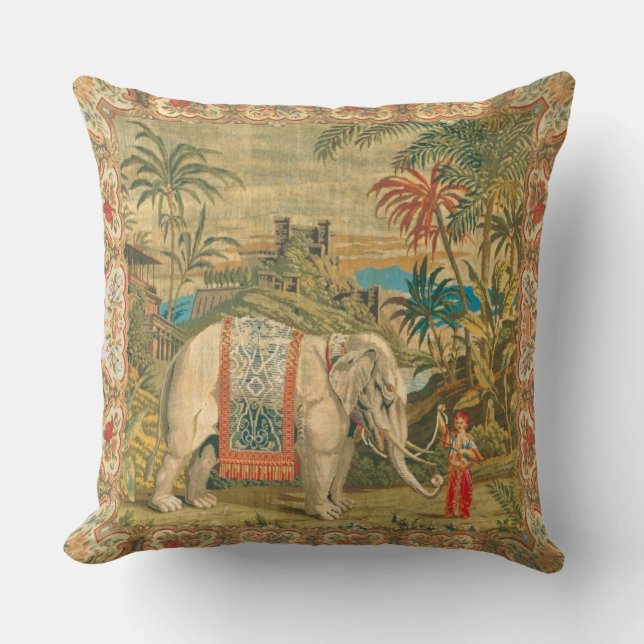 Elephant Trainer Pillow (Front)