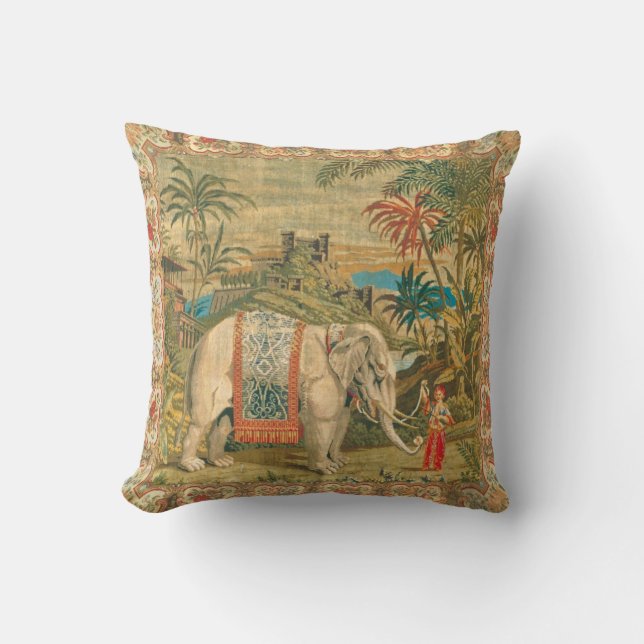 Elephant Trainer Pillow (Front)