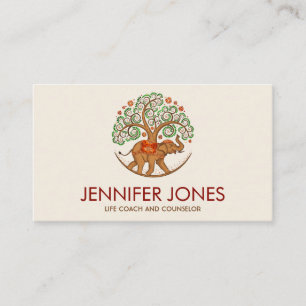 Elephant Tree of life  Business Card