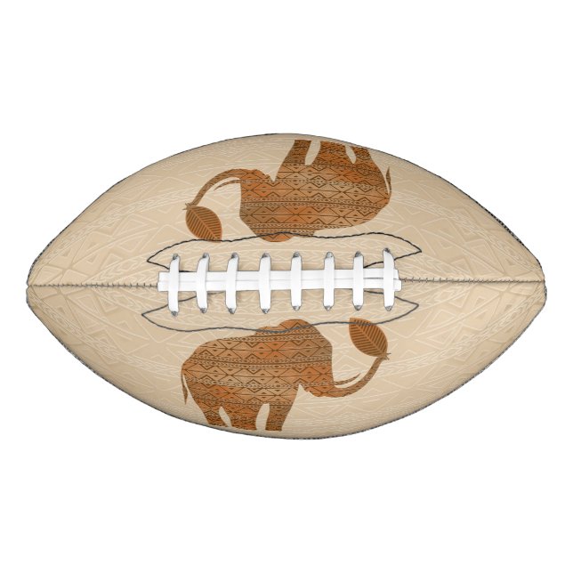 Elephant Tribal Art Design Football (Front)