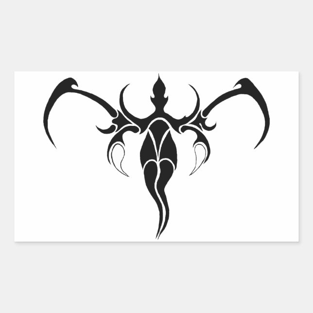 Elephant Tribal Tattoo - Black and white Sticker (Front)