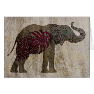 Eléphant tribal zen