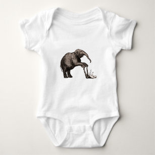 Elephant Tricks - Funny Circus Pachyderm Baby Bodysuit