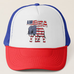 Elephant Trucker Hat