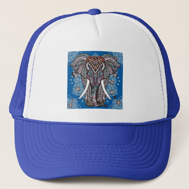 Elephant Trucker Hat (Front)