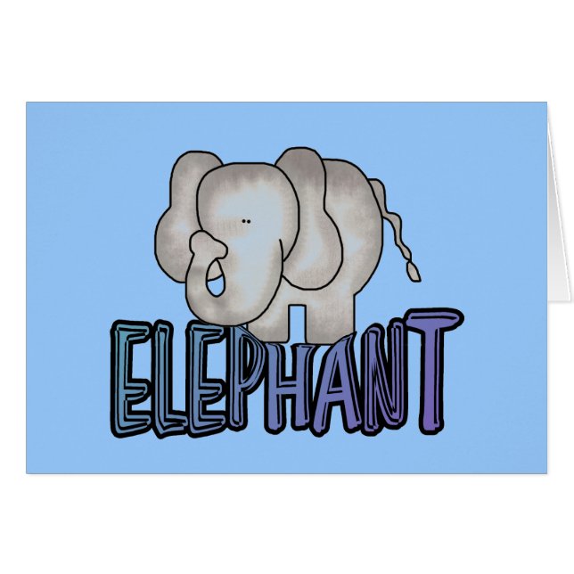 Elephant Tshirts and Gifts (Front Horizontal)
