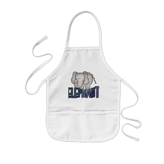 Elephant Tshirts and Gifts Kids Apron (Front)