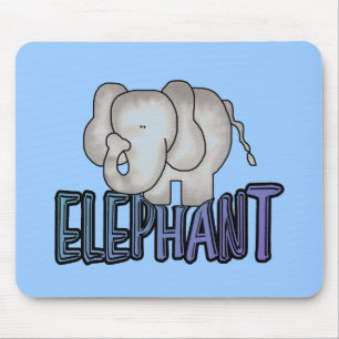 Elephant Tshirts and Gifts Mouse Pad