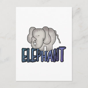 Elephant Tshirts and Gifts Postcard
