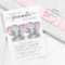Elephant Twin Girls Virtual Shower Budget Invite