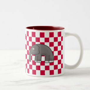 elephant Two-Tone coffee mug