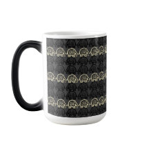 Elephant Unity Grey Stone Morphing Mug
