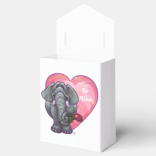 Elephant Valentine's Day Favor Box (Opened)