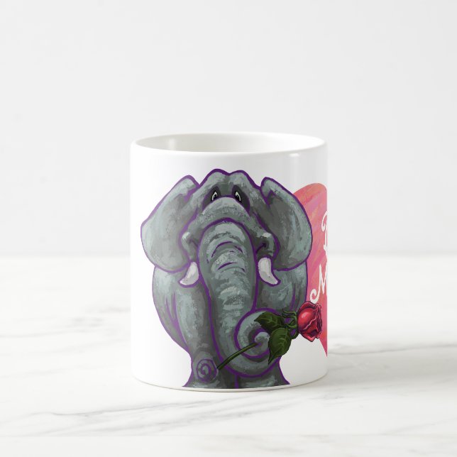 Elephant Valentine's Day Magic Mug (Center)