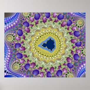 Elephant Valley Mandelbrot Fractal Poster