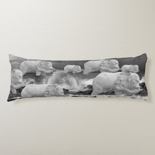 ELEPHANT VOYAGE BODY PILLOW (Front)