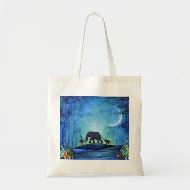 Elephant Walk Tote Bag (Front)