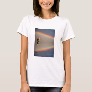Elephant, water, and rainbow, Kenya T-Shirt