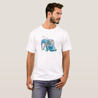 Elephant Water Colour T-Shirt